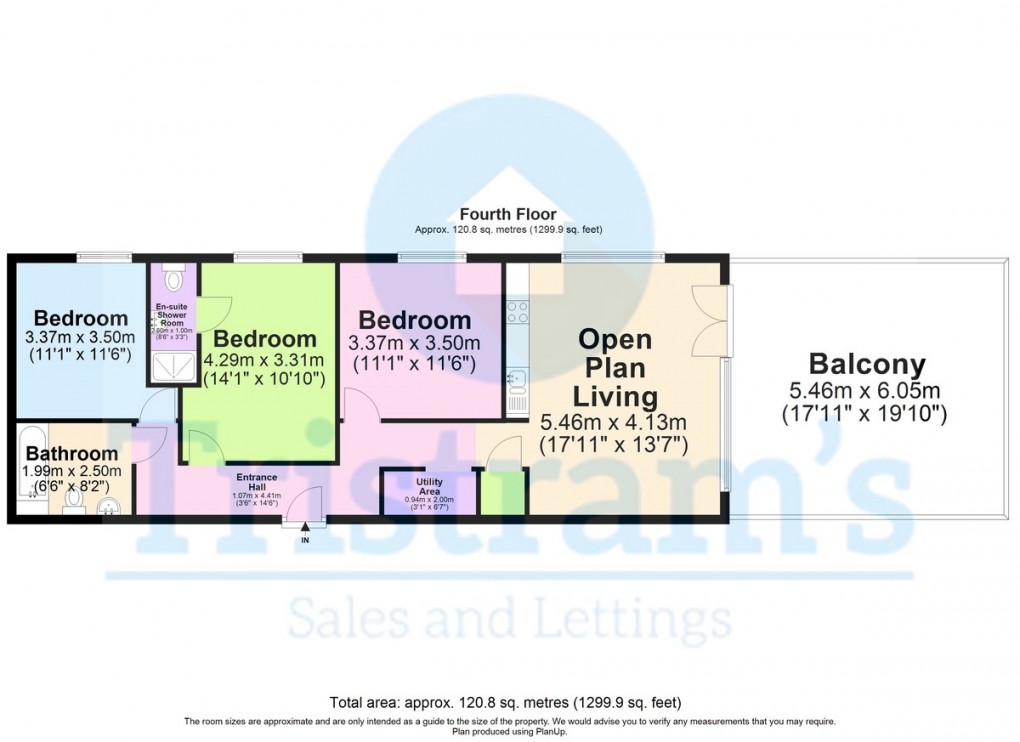 Floorplan for Hanley House, Hanley Street, Nottingham