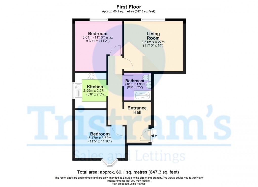 Floorplan for High Road, Toton