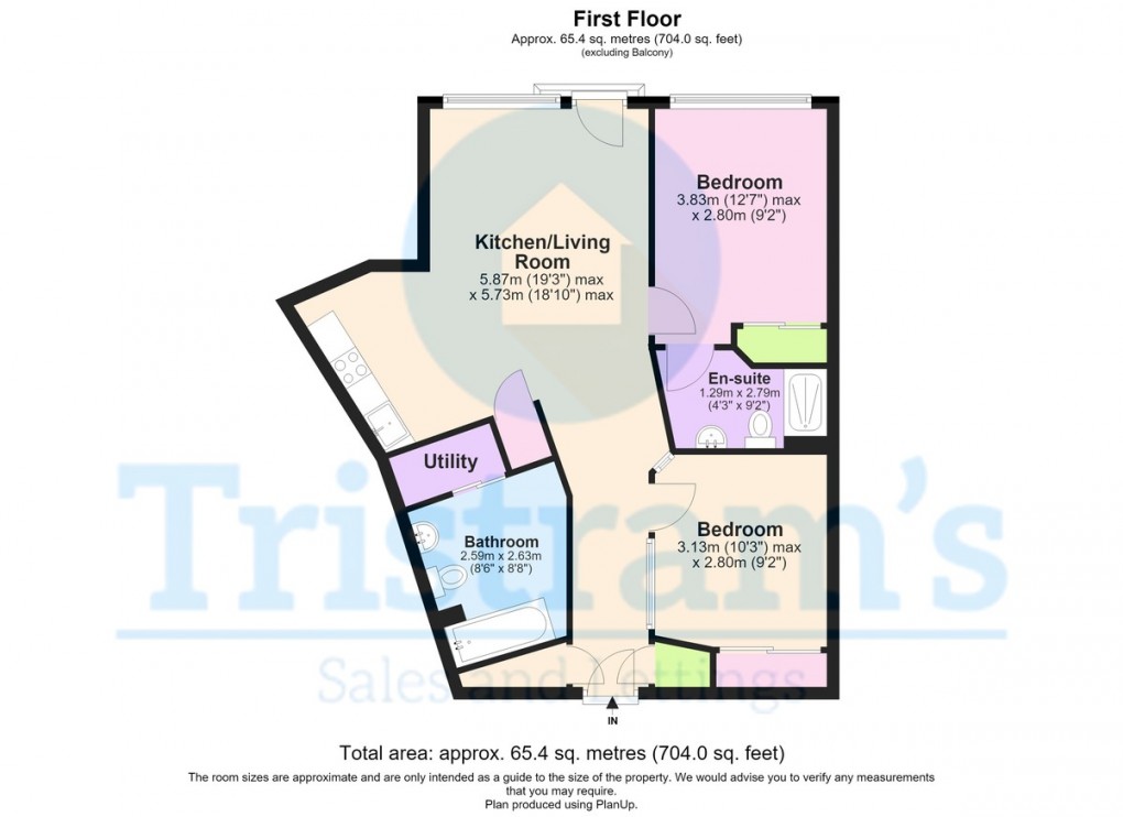 Floorplan for Hanley Street, Nottingham, Nottinghamshire