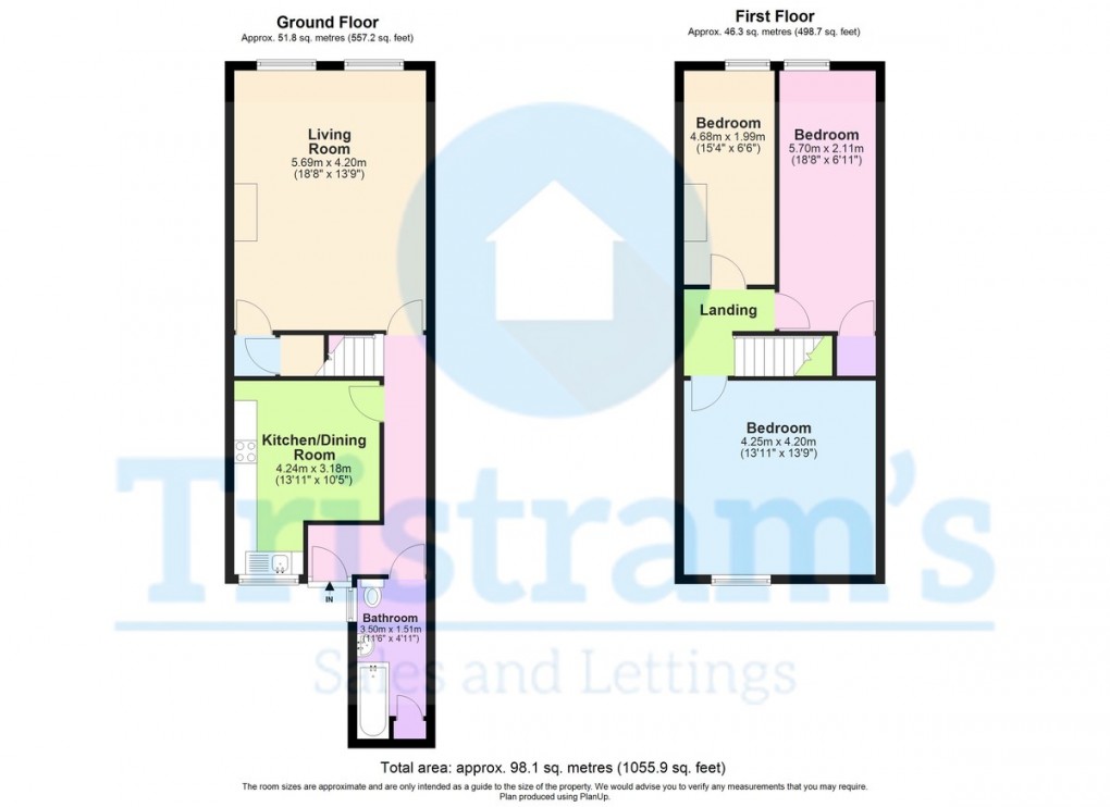 Floorplan for Radford Road, Nottingham