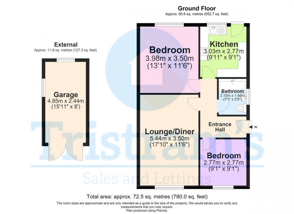 Floorplan for Blake Road, Stapleford