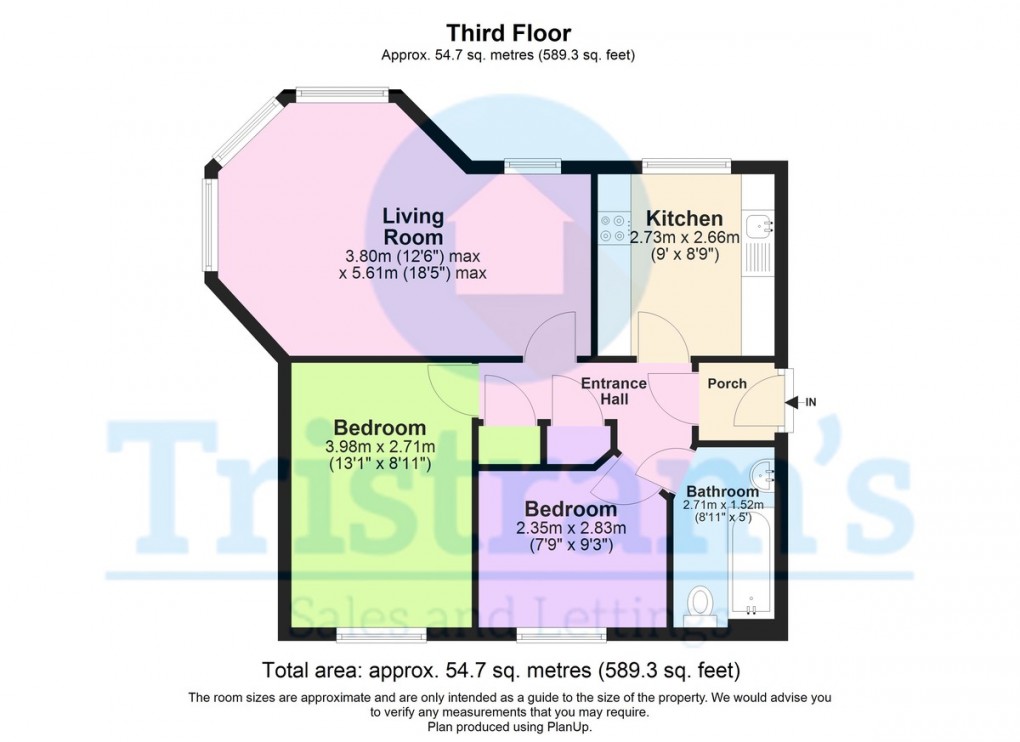 Floorplan for Seymour Court, Nottingham