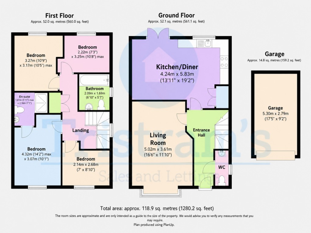 Floorplan for Greymede Avenue, Nottingham