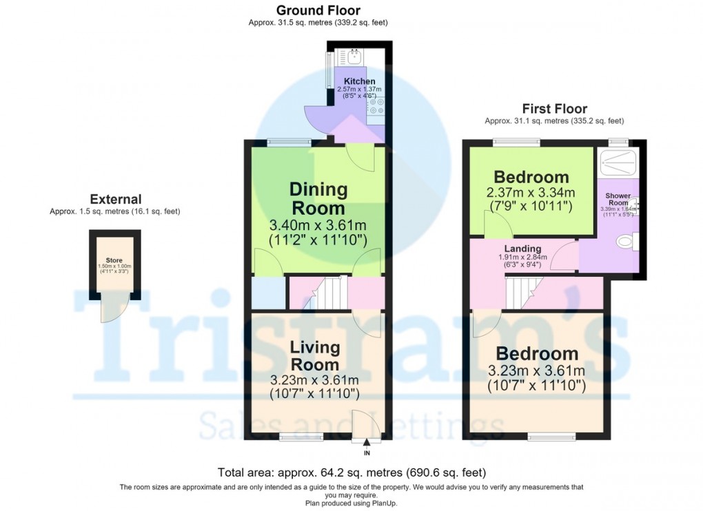 Floorplan for Sherwood Street, Kirkby-in-ashfield