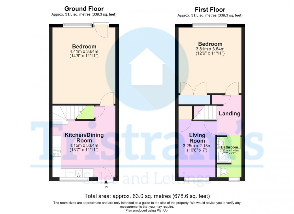 Floorplan for Lace Street, Dunkirk